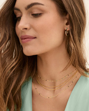 Capri Short Necklace NikNenz™ Premium Gold & Diamonds