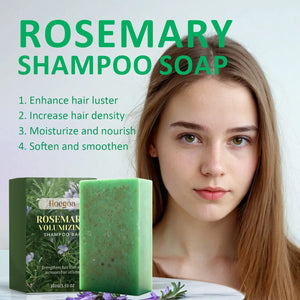 100G Rosemary Soap for Hair Growth Volumizing Smoothing Bars Strengthening Thickening Hair Care Shampoo for All Hair Types