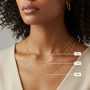 14K Gold Diamond Cut Cable Chain, Available in 14K Yellow or White Gold, Pendant Chain Necklace