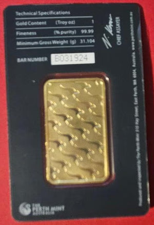 New 1 Oz 31 Grams Gold Bar 999.9 24K Fine Gold Bars New for You