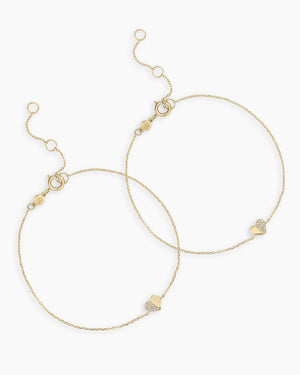 14K Diamond Bond Bracelet