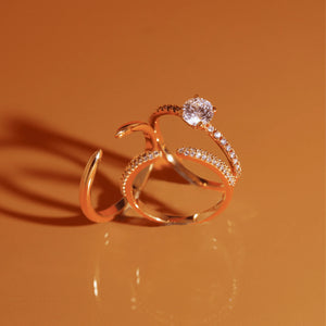 Claw Ring NikNenz™ Premium Gold & Diamonds