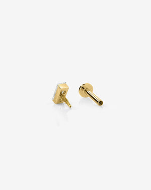 Sparkling Baguette Lab Diamond Flatback - Perfect for Jewelry Making!.