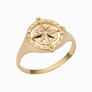 Beautiful Compass Rose Ring - Navigate Life with Style!.