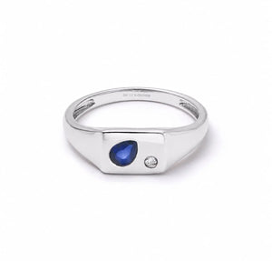Estée Lalonde Birthstone Pinky Ring Sterling Silver