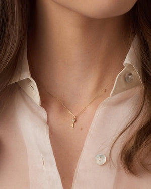 Diamond Bond Key Necklace