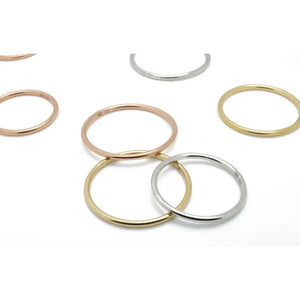 10K Gold Stacker Ring/ Stacking Rings / Dainty Rings / Layering Rings / Stackable Rings / Thin Gold Bands / Thin Band / Delicate Minimalist