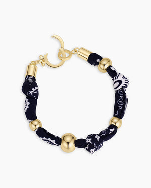 Paisley Bandana Knot Bracelet