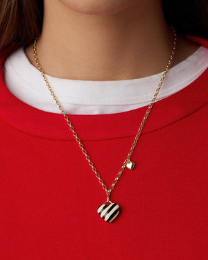 Campbell Heart Necklace NikNenz™ Premium Gold & Diamonds