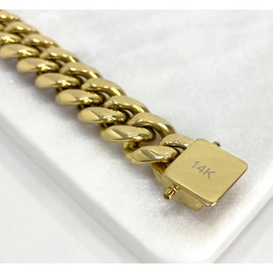 14K Gold Filled 14Mm Miami Cuban Link Chain Necklace, Chunky Unisex Jewelry
