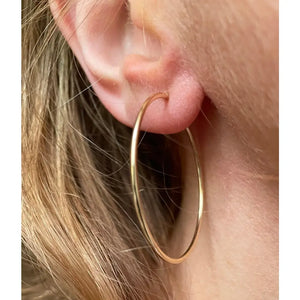 14K Gold Filled 38Mm Hoop Earrings
