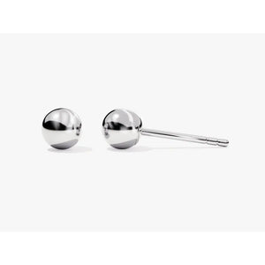 14K Solid Gold Ball Stud Earrings / Minimalist Ball Earrings for Women / Solid Sphere Earrings / Tiny Stud Earrings