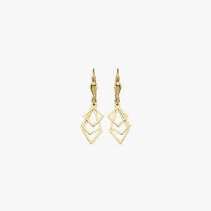 14K Solid Gold Elegant Leverback Drop Earrings – Perfect Gift for Mother's Day, Birthdays & Everyday Luxury.