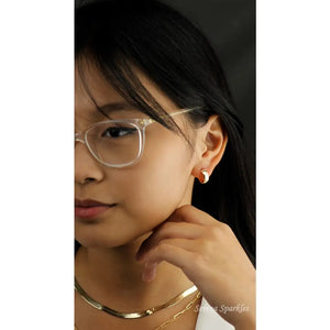 14K Solid Gold Thick Hoops, Real Gold Hoop Earrings, Everyday Minimalist Hoop Earrings, Gold Thick Hoops, Chunky Gold Hoops, 10Mm Gold Hoops