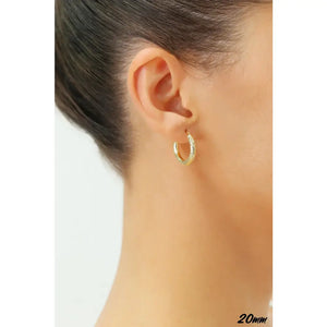 14K Yellow Gold Hand Engraved round Hoop Earrings, Full Diamond-Cut Hoops, Bold & Classy 3Mm, Designed in New York City, by TILO Jewelry