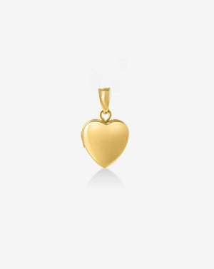 Charming Mini Heart Locket - A Delightful Keepsake Pendant.