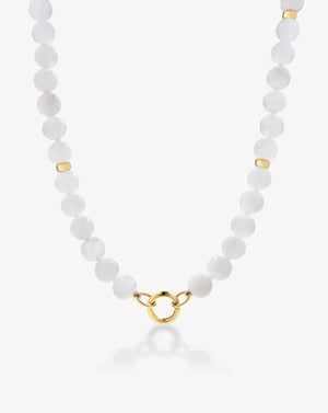 Exquisite Salted Coconut Necklace - A Tropical Statement Piece.