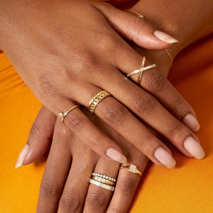 Mini Infinity Ring NikNenz™ Premium Gold & Diamonds