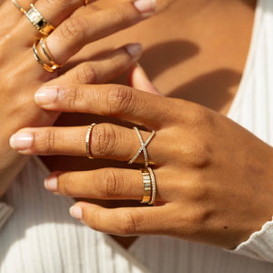 Mini Infinity Ring NikNenz™ Premium Gold & Diamonds