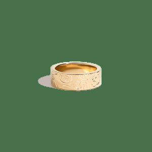 AURATE X MACENNA: Rose Garden Ring NikNenz™ Premium Gold & Diamonds