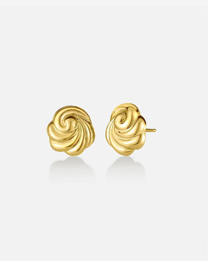 Elegant Swirling Studs - A Touch of Whimsy for Any Occasion.