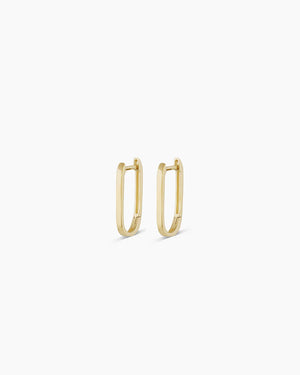 14K Gold Parker Link Huggies