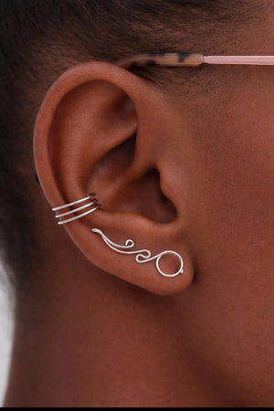 Ear Climber 14K Gold Filled without Stones