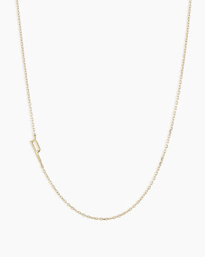 14K Gold Alphabet Necklace NikNenz™ Premium Gold & Diamonds