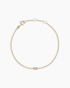 14K Gold Wilder Birthstone Bracelet