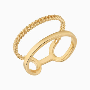 Elegant Twin Set Ring - Timeless Beauty for Every Occasion.