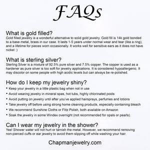 CZ Mini Ear Climber • Sterling Silver or Gold • Only One Piercing Needed • EP02-3