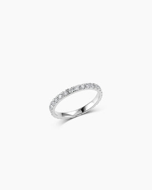 14K Lab Grown Diamond Eternity Ring 2Mm