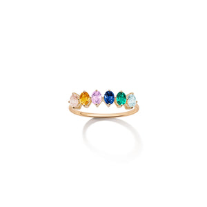 Custom Birthstone Ring NikNenz™ Premium Gold & Diamonds
