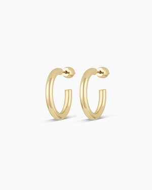 14K Gold Carter Hoops