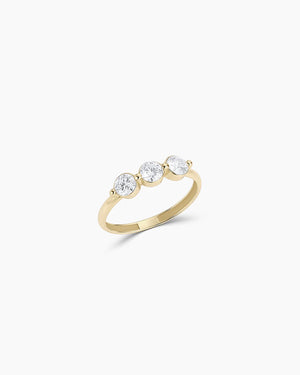 14K Lab Grown Diamond Trio Ring