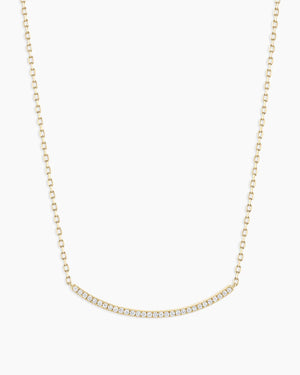 Diamond Taner Bar Necklace