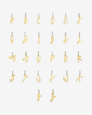 Elegant Script Initial Pendant - Personalize Your Style!.