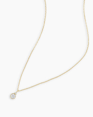 14K Gold Birthstone Necklace