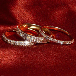 Mixed Cut Diamond Ring NikNenz™ Premium Gold & Diamonds