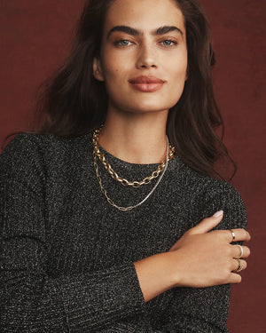 Florence Tennis Chain Necklace NikNenz™ Premium Gold & Diamonds