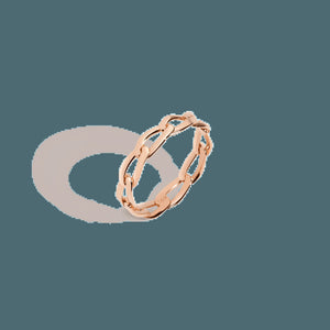 Open Link Ring NikNenz™ Premium Gold & Diamonds