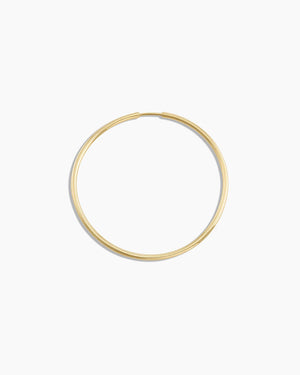 14K Gold Classic Single Hoop