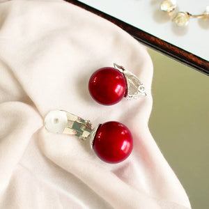 Swarovski Clip-On Earring, Pearly Clip-On Earring
