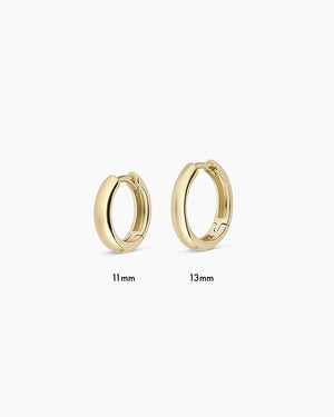 14K Gold Lou Helium Huggies