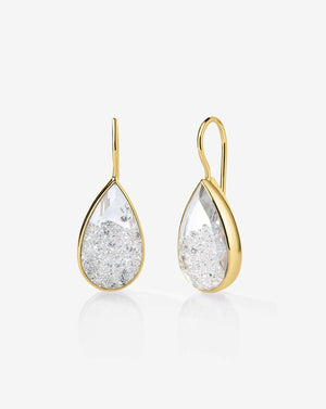 Stylish Shaker Pear Drop Earrings for Effortless Elegance.