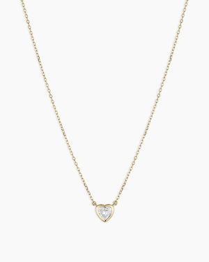 14K Lab Grown Diamond Heart Necklace