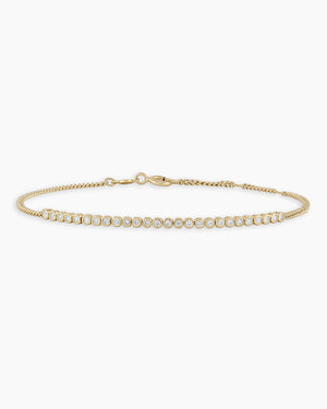 14K Classic Diamond Row Bracelet