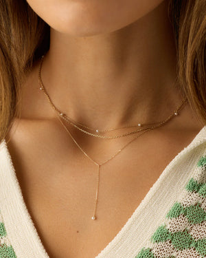Gold Delicate Link Chain NikNenz™ Premium Gold & Diamonds
