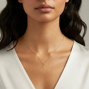 Stunning 14K Yellow Gold Little Boy Pendant with Elegant 18" Necklace.