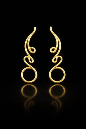 Ear Climber 14K Gold Filled without Stones